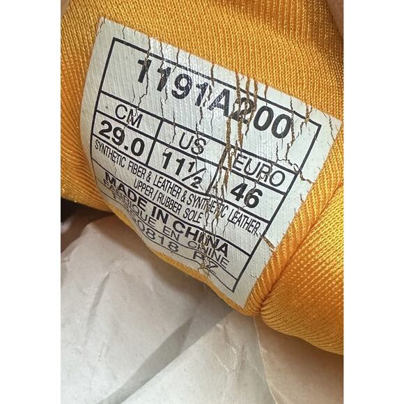 Asics Tiger GEL-Kayano Trainer White Black Orange Shoes Training Men's Size 11.5 - Picture 4 of 13